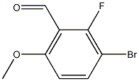 3-bromo-2-fluoro-6-methoxybenzaldehyde CAS#: 1160653-94-0