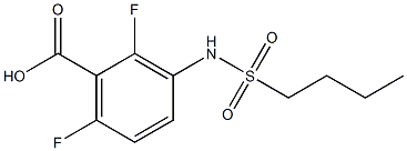 3-(butylsulfonaMido)-2,6-difluorobenzoic acid CAS#: 1186194-07-9