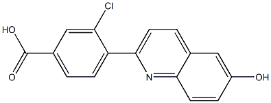 3-chloro-4-(6-hydroxyquinolin-2-yl)benzoic acid CAS#: 1371587-51-7