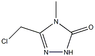 3-(chloroMethyl)-4-Methyl-1H-1,2,4-triazol-5(4H)-one CAS#: 1338226-21-3