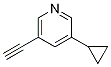 3-cyclopropyl-5-ethynylpyridine CAS#: 1256823-31-0