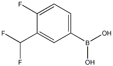(3-(difluoroMethyl)-4-fluorophenyl)boronic acid CAS#: 1254118-35-8