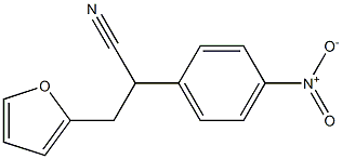 3-(furan-2-yl)-2-(4-nitrophenyl)propanenitrile CAS#: 1254177-56-4