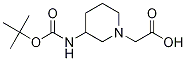 (3-tert-ButoxycarbonylaMino-piperidin-1-yl)-acetic acid CAS#: 1353972-52-7