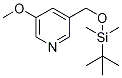 3-((tert-Butyldimethylsilyloxy)methyl)-5-methoxypyridine CAS#: 1045855-62-6