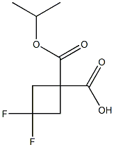 3,3-Difluorocyclobutane-1,1-dicarboxylic 1-isopropyl ester CAS#: 1225532-90-0