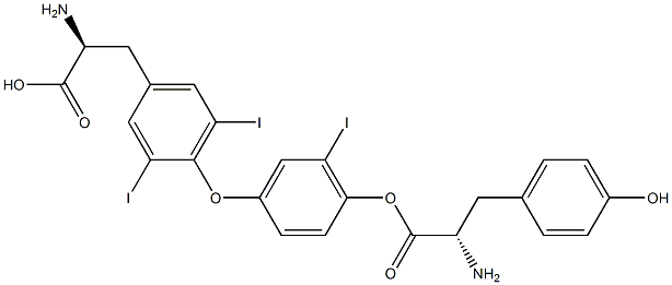 3,3',5-Triiodothyronine-(tyrosine ring-13C6) hydrochloride CAS#: 1217473-60-3