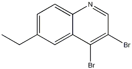 3,4-Dibromo-6-ethylquinoline CAS#: 1210871-09-2
