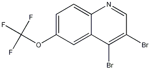 3,4-Dibromo-6-trifluoromethoxyquinoline CAS#: 1210626-30-4