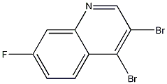 3,4-Dibromo-7-fluoroquinoline CAS#: 1211715-14-8