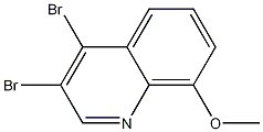 3,4-Dibromo-8-methoxyquinoline CAS#: 1211211-86-7