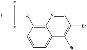 3,4-Dibromo-8-trifluoromethoxyquinoline CAS#: 1210921-16-6