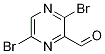 3,6-dibromopyrazine-2-carbaldehyde CAS#: 1270497-54-5