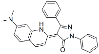 3H-Pyrazol-3-one, 4-7-(dimethylamino)-2(1H)-quinolinylidene-2,4-dihydro-2,5-diphenyl- CAS#: 71494-90-1