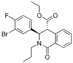 (3R,4R)-Ethyl 3-(3-bromo-4-fluorophenyl)-1-oxo-2-propyl-1,2,3,4-tetrahydroisoquinoline-4-carboxylate CAS#: 1260606-50-5