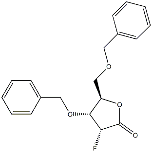 (3R,4R,5R)-4-(benzyloxy)-5-(benzyloxymethyl)-3-fluoro-dihydrofuran-2(3H)-one CAS#: 1355049-97-6