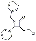(3S,4R)-1-benzyl-3-(2-chloroethyl)-4-phenylazetidin-2-one CAS#: 1378029-49-2