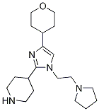4-(1-(2-(pyrrolidin-1-yl)ethyl)-4-(tetrahydro-2H-pyran-4-yl)-1H-iMidazol-2-yl)piperidine CAS#: 1295521-50-4