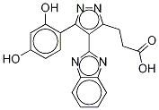 4-(1H-BenziMidazol-2-yl)-3-(2,4-dihydroxyphenyl)-1H-pyrazole-5-propanoic Acid CAS#: 1217314-90-3