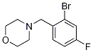 4-(2-BroMo-4-fluorobenzyl)Morpholine CAS#: 1086600-40-9