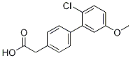 4-(2-Chloro-5-methoxyphenyl)phenylacetic acid CAS#: 1334500-07-0