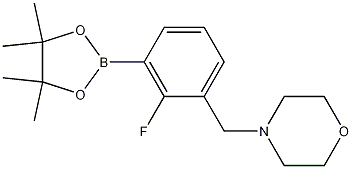 4-(2-Fluoro-3-(4,4,5,5-tetramethyl-1,3,2-dioxaborolan-2-yl)benzyl)morpholine CAS#: 1256360-51-6