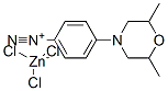 4-(2,6-dimethylmorpholin-4-yl)benzenediazonium trichlorozincate CAS#: 71501-23-0
