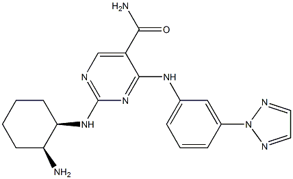 4-(3-(2H-1,2,3-Triazo-2-yl)phenylaMino)-2-((1R,2S)-2-aMinocyclohexylaMino) pyriMidine-5-carboxaMide CAS#: 1370261-96-3