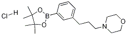 4-(3-(3-(4,4,5,5-Tetramethyl-1,3,2-dioxaborolan-2-yl)-phenyl)propyl)morpholine,HCl CAS#: 1150271-72-9