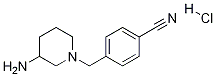 4-(3-AMino-piperidin-1-ylMethyl)-benzonitrile hydrochloride CAS#: 1353972-48-1