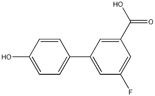 4-(3-Carboxy-5-fluorophenyl)phenol CAS#: 1257665-01-2