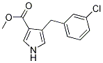 4-(3-Chloro-benzyl)-1H-pyrrole-3-carboxylic acid Methyl ester CAS#: 1313712-17-2