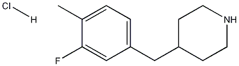 4-(3-Fluoro-4-methyl-benzyl)-piperidine hydrochloride CAS#: 1172721-51-5