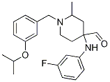 4-((3-Fluorophenyl)aMino)-1-(3-isopropoxybenzyl)-2-Methylpiperidine-4-carbaldehyde CAS#: 1227685-32-6
