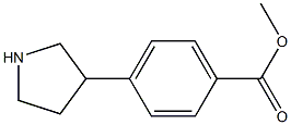 4-(3-Pyrrolidinyl)benzoic acid Methyl ester CAS#: 1203797-98-1