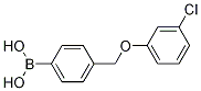 4-(3-chlorophenoxyMethyl)phenylboronic acid CAS#: 1256358-75-4
