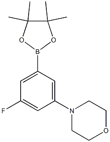 4-(3-fluoro-5-(4,4,5,5-tetraMethyl-1,3,2-dioxaborolan-2-yl)phenyl)Morpholine CAS#: 1129541-03-2