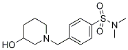 4-((3-hydroxypiperidin-1-yl)Methyl)-N,N-diMethylbenzenesulfonaMide, 98+% C14H22N2O3S, Molecular Weight 298.40 CAS#: 1185320-06-2
