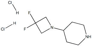 4-(3,3-Difluoroazetidin-1-yl)piperidine dihydrochloride CAS#: 1373503-66-2
