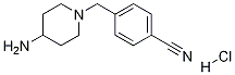 4-(4-AMino-piperidin-1-ylMethyl)-benzonitrile hydrochloride CAS#: 1353977-72-6