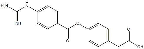 4-[[4-[(AMinoiMinoMethyl)aMino]benzoyl]oxy]benzeneacetic Acid CAS#: 71079-08-8