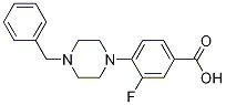 4-(4-Benzyl-1-piperazinyl)-3-fluorobenzoic Acid CAS#: 1346597-48-5