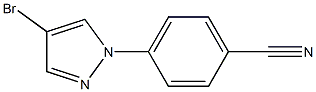 4-(4-BroMo-1H-pyrazol-1-yl)benzonitrile CAS#: 1184544-36-2