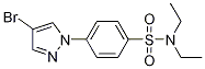 4-(4-Bromo-1H-pyrazol-1-yl)-N,N-diethylbenzenesulfonamide CAS#: 1199773-40-4