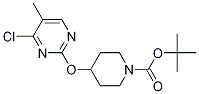 4-(4-Chloro-5-methyl-pyrimidin-2-yloxy)-piperidine-1-carboxylic acid tert-butyl ester CAS#: 1261232-25-0