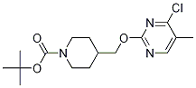 4-(4-Chloro-5-methyl-pyrimidin-2-yloxymethyl)-piperidine-1-carboxylic acid tert-butyl ester CAS#: 1261230-03-8