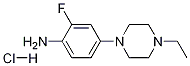 4-(4-Ethyl-1-piperazinyl)-2-fluoroaniline Hydrochloride CAS#: 1197193-28-4