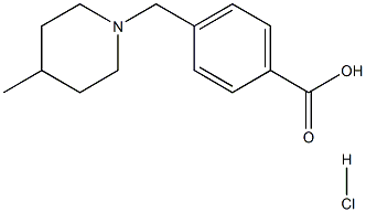 4-((4-Methylpiperidin-1-yl)Methyl)benzoic acid hydrochloride CAS#: 1158215-50-9
