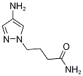 4-(4-amino-1H-pyrazol-1-yl)butanamide CAS#: 1172325-06-2