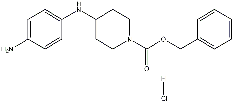 4-(4-aminophenylamino)- piperidine-1-carboxylic acid benzyl ester hydrochloride CAS#: 1204810-32-1